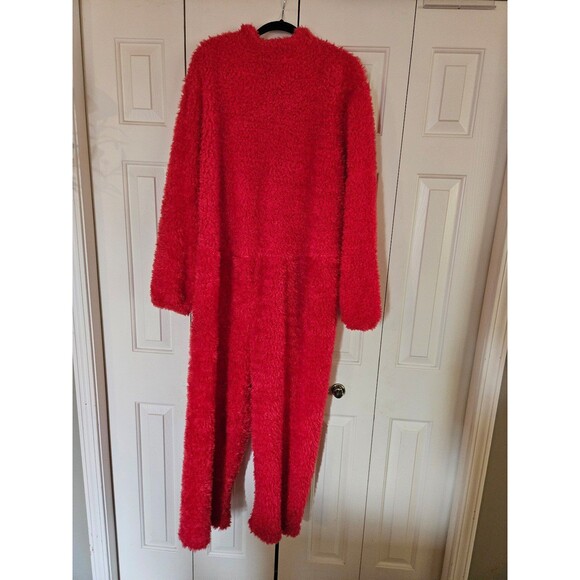 Official licensed Sesame Street Elmo costume fuzzy full body mask one size - Picture 3 of 6